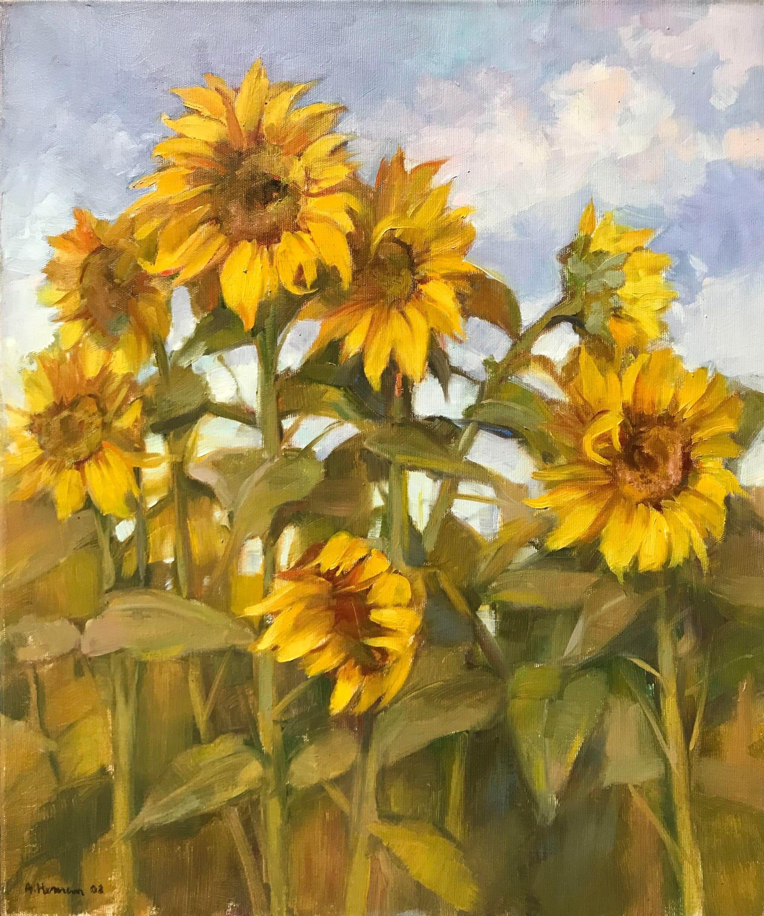 Alexander Herman | Golden Sunflowers